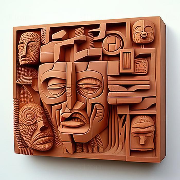 Heads Филипп Гастон, американский художник.